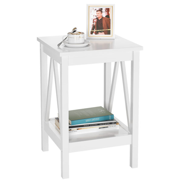 Winston Porter End Table With Storage Shelf Wayfair